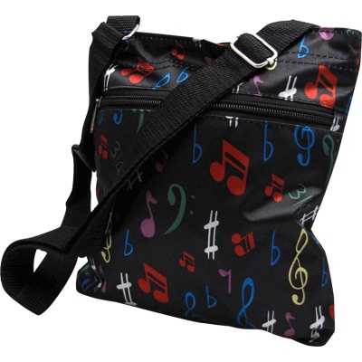 Renkli Notalı Saten Kumaşlı Çanta - AİM GİFTS