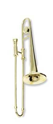 Minyatür Trombon Altın Rengi - Thumbnail