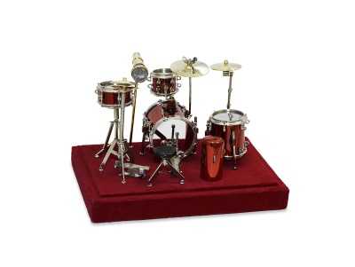 Mİnyatür Davul Set Kırmızı - ViennaWorld