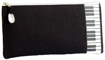 Tuşeli Siyah Kalem Çantası - G&G