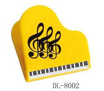 Piyano Şekilli ve Tuşeli Sarı Kıskaç