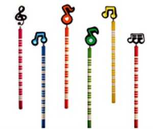 Nota Başlıklı Tuşeli Kurşun Kalem - Fzsonata