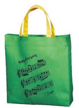 Notalı Yeşil Çanta - Fzsonata