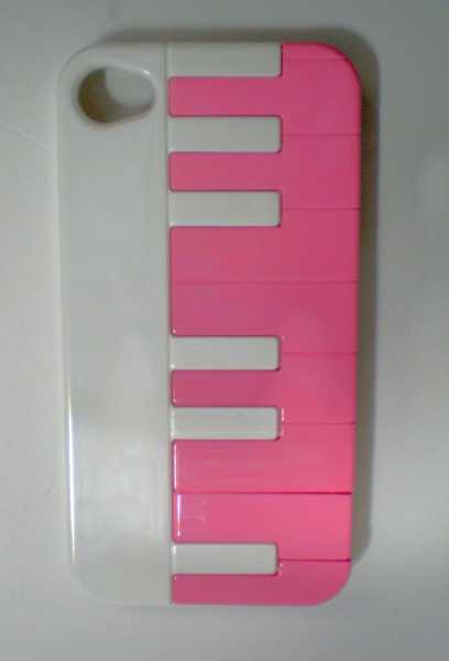 Pembe Piyano Tuşeli Iphone Kapak - 1