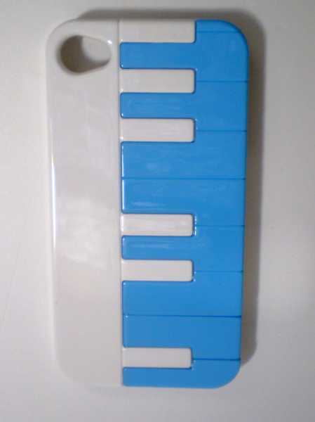 Mavi Piyano Tuşeli Iphone Kapak