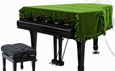 Kuyruklu Piyano Örtüsü - Fıstık Yeşili - Thumbnail