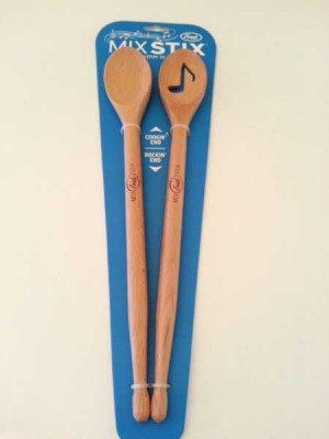 Baget Şeklinde Notalı Tahta Kaşık Set - Musikboutique