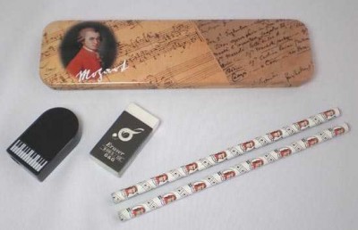 Mozartlı Metal Kalem Kutu Seti - G&G