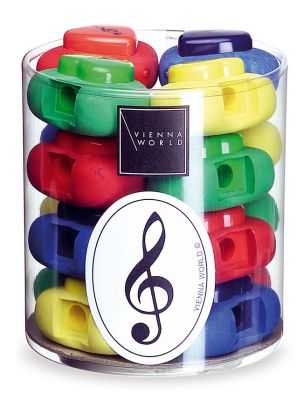 Kalp Şeklinde Kalemtraşlı Silgi - Kırmızı - ViennaWorld