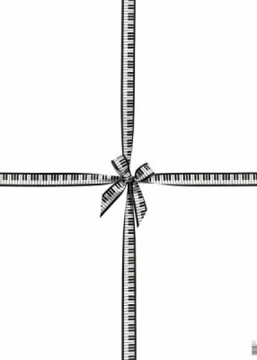 Hediye Paket Kağıdı - Tuşeli Kurdele Baskılı - ViennaWorld