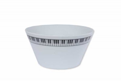 Piyano Tuşeli Porselen Kase - ViennaWorld