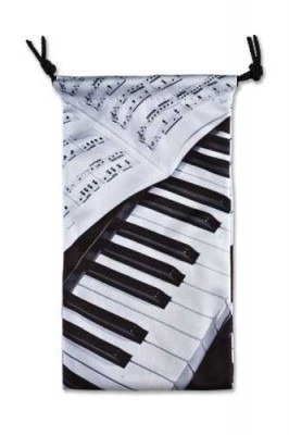 Piyano ve Notalı Gözlük Kabı - ViennaWorld