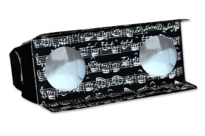 Notalı Karton Kaplama Dürbün-Siyah - ViennaWorld