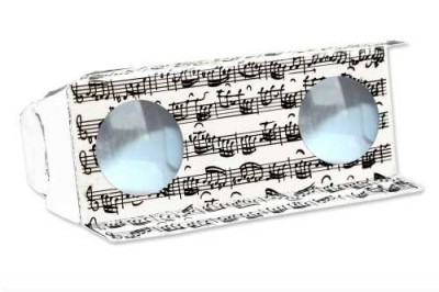 Notalı Karton Kaplama Dürbün-Beyaz - ViennaWorld