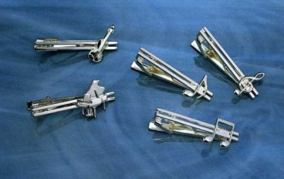 16 lık Notalı Gümüş Kravat İğnesi - G&G