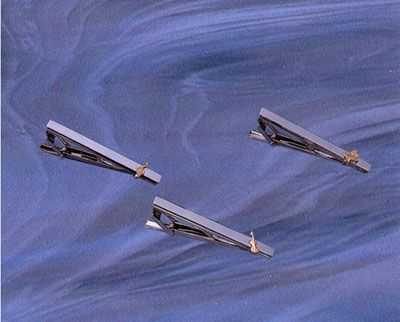 Çift Renk Kravat İğnesi - Piyano - G&G