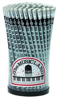 Tuşeli ve Sol Anahtarlı Silgili Kurşun Kalem - G&G