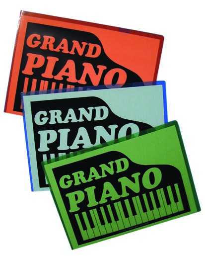 Grand Piano Renkli Dosya - Mavi