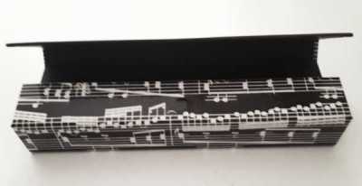 Notalı Kalem Kutu - Siyah - ELANPRIM