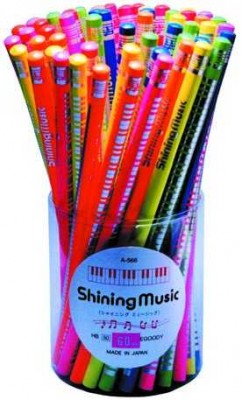 Tuşeli Parlak Renkli Kurşun Kalem - G&G