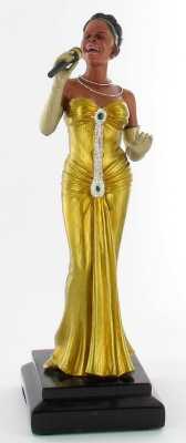 Jazz Kadın Şarkıcı Heykel - Anne Fuzeau