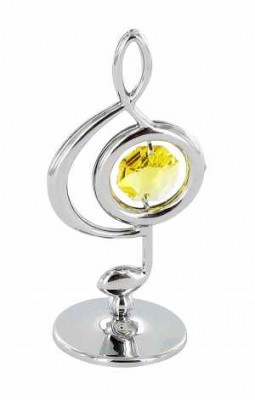 Swarovski Taşlı Sol Anahtarı - Anne Fuzeau