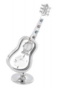 Swarovski Taşlı Minyatür Gitar