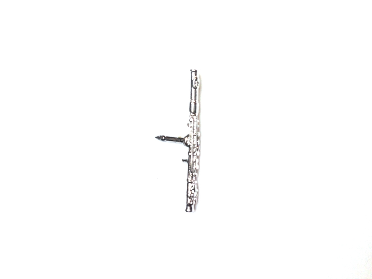 Gümüş Flüt Broş - Anne Fuzeau