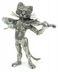 Minyatür Keman Çalan Kedi - Anne Fuzeau