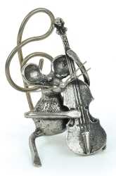 Minyatür Kontrbas Çalan Fare - Anne Fuzeau