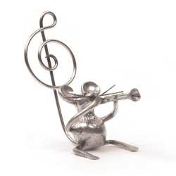 Minyatür Klarnet Çalan Fare - Anne Fuzeau