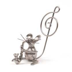 Minyatür Saksafon Çalan Fare - Anne Fuzeau