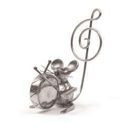 Minyatür Davul Çalan Fare - Anne Fuzeau