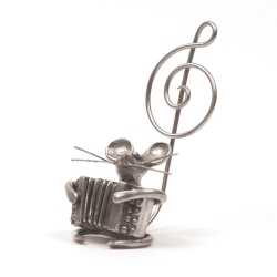 Minyatür Akordiyon Çalan Fare - Anne Fuzeau