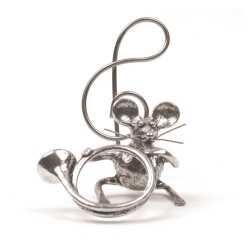 Minyatür Korno Çalan Fare - Anne Fuzeau