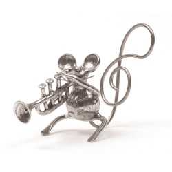 Minyatür Trompet Çalan Fare