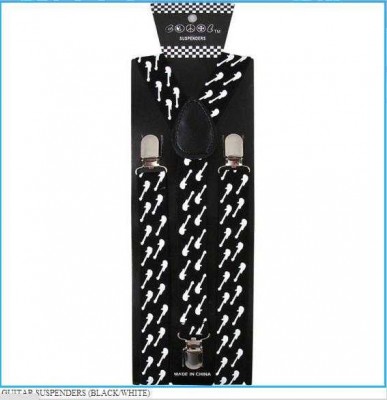 Gitar Desenli Pantolon Askısı - Siyah - AİM GİFTS