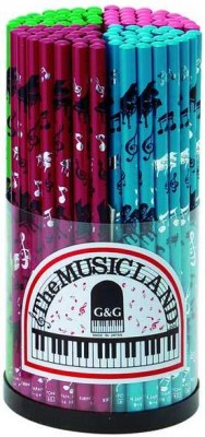 Piyanolu Parlak Kurşun Kalem - G&G