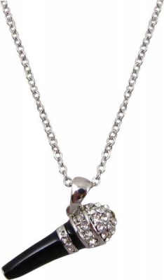 Kristal Taşlı Mikrofon Kolye - AİM GİFTS