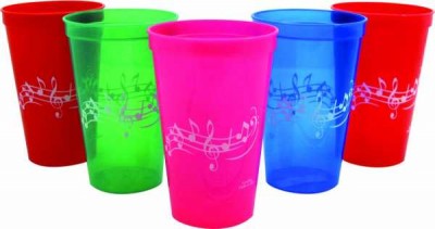 Notalı Plastik Bardak - Pembe - AİM GİFTS