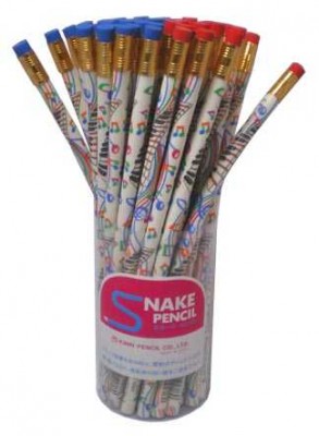 Renkli Notalı Kısa Elastik Kalem - G&G