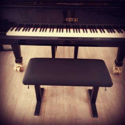 Piyano Taburesi Siyah - Thumbnail