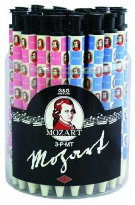 Mozart Tükenmez Kalem - Mavi - G&G