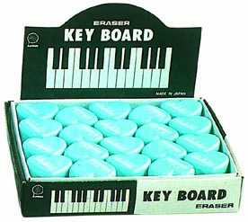 Tuşeli Mavi Kalp Silgi - G&G