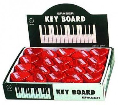 Kırmızı Tuşeli Kalp Silgi - G&G