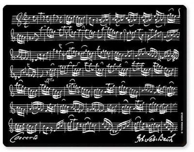 Bach Notalı Mousepad - Thumbnail