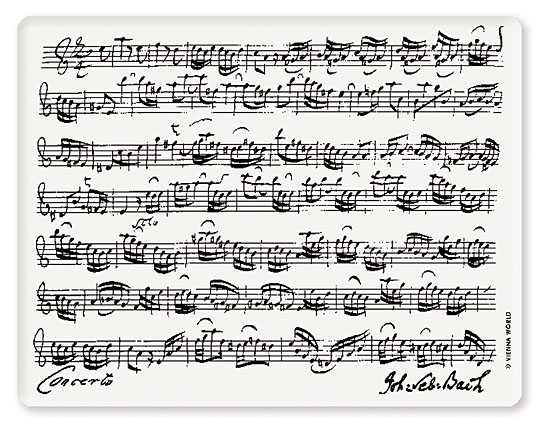 Bach Notalı Mousepad