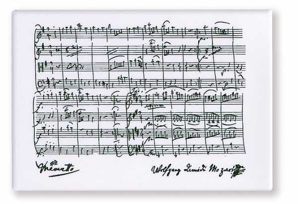 Mozart Notalı Magnet - 1