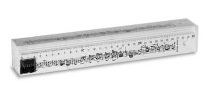 Notalı Beyaz Cetvel - ViennaWorld