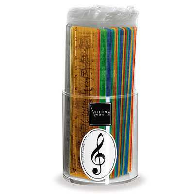 Notalı, Renkli Cetvel - ViennaWorld